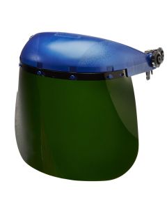 SRWS39250 image(0) - Sellstrom Sellstrom- Face Shield - 390 Series - 8" x 12" x 0.040" Window - Shade 5 IR - Universal Hard Hat Slot Adaptor Headgear - Single Crown