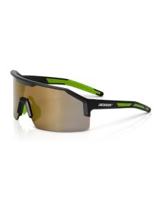 JCK60009 image(0) - Jackson Safety  Safety Glasses - MAXVIEW Series - Gold Mirror Lens - Black Frame - Hardcoat Anti-Scratch