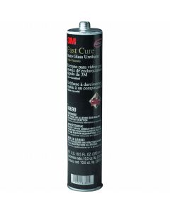 MMM8690 image(1) - 3M 08690 1-Part Fast Cure Auto Glass Urethane Adhesive, 10.5 oz Cartridge, Paste, Black, 24 hr Curing