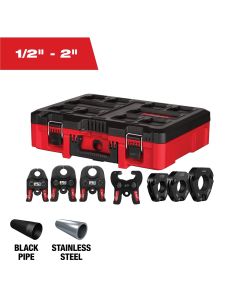 MLW49-16-2683 image(0) - Milwaukee Tool 1/2 Inch- 2 Inch IPS-P Jaw and Pivoting Ring Kit for M18 FORCE LOGIC Press Tools