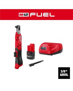 MLW3053-21 image(0) - Milwaukee Tool M12 FUEL 3/8 Inch Ratchet Kit