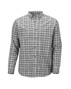 OBRZFI601-M image(0) - OBERON Plaid Long Sleeve Button Down Shirt &hyphen; Cotton / Nylon - Fire Resistant and Arc Flash Protection - 10 CAL - Color: Red - Men's - Size: Medium