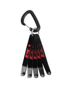 WLMW86108 image(1) - Wilmar Corp. / Performance Tool 5 Piece Low Profile SAE Hex Key Set