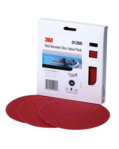 MMM01260 image(0) - 3M DISC VALUE PACK 01260 6 IN P80D 25/PACK