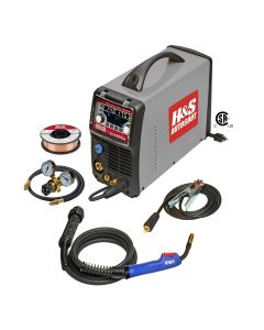 HSW6215P image(0) - H&S Autoshot 140A MultiMIG Welder Package with welding cart