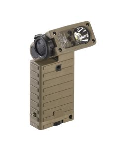 Streamlight Sidewinder Military Model - White, Red, Blue, IR LEDs - Includes Paracord and (2) &ldquo;AA&rdquo; Alkaline Batteries - Clam - Coyote