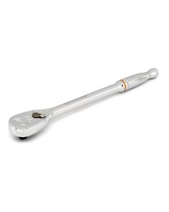 KDT81028T image(1) - GearWrench 1/4 Inch Drive 90-Tooth Long Handle Teardrop Ratchet 6 Inch