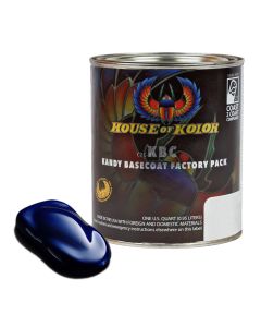 HOKC2C-KBC04-Q01 image(1) - House Of Kolor SHIMRIN C2C-KBC04-Q01 C2C Kandy Series Universal Basecoat, 1 qt Can, Oriental Blue