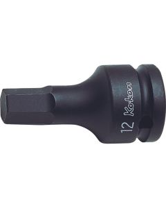 KKN14012M-60-8 image(0) - Ko-ken USA 14012M.60-8 1/2 Sq. Dr. Bit Socket 8mm Hex Length 60mm
