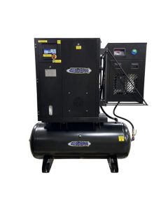 EMXERIK010001 image(0) - Emax Compressor 10 HP Single Phase Rotary Screw Air Compressor with Dryer