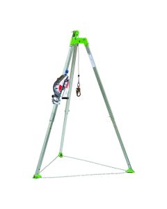 PeakWorks 65' (20 m) Man Winch with 3/16'' (5 mm) Cable and Swivel Hook