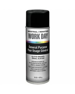Msc Industrial Supply Black, Flat, Enamel Spray Paint
