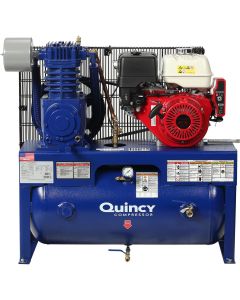QAC2020014002 image(0) - Quincy Compressors 13 HP 30 Gallon Two-Stage Horizontal 230V Air Compressor - Model G213H30HCB