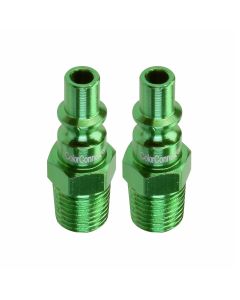Legacy Manufacturing B 1/4" Green Plug 1/4" MNPT 2p