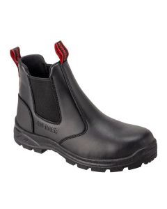 Avenger Builder Series - Women's Mid Top Work Boot - Steel Toe - ST | EH | SR - Black - Size: 7.5W
