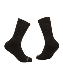 Redback Everyday Mens Crew Solid- Black