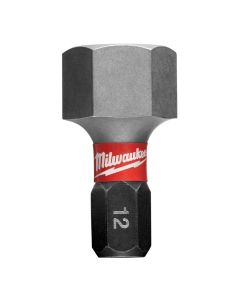 Milwaukee Tool SHOCKWAVE Impact Hex 12 MM Insert Bits (Bulk 25)
