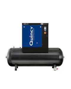 Quincy Compressors 15 HP 132 Gallon Air Compressor QGS 15 HP 132 Gallon Tank Mounted Rotary Screw With Dryer Triv 3 60