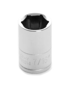 Wilmar Corp. / Performance Tool 1/4" Drive 7/16" 6pt Socket