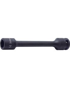 KKN14145M-150-15 image(0) - Ko-ken USA 14145M.150-15 1/2 Sq. Dr. Extension Socket 15mm 6 point Length 150mm