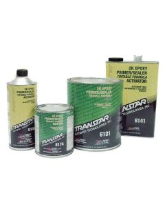 TRP6134 image(0) - Transtar Autobody Products 6134 2K Epoxy Primer Sealer/Groundcoat, 1 qt Can, Gray, 1:1:10 Mixing, 520 sq-ft/gal at 1 mil Coverage