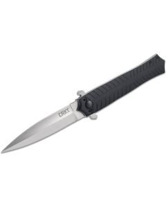 CRK2265 image(0) - CRKT (Columbia River Knife) Xolotl 1.4116 Satin Plain Blade Folding Knife with Liner Lock G10 Handle - Black