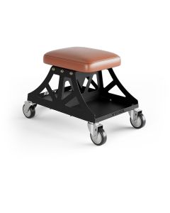 VYPLP-BR-B image(0) - Vyper Industrial 400 lb Capacity Low Pro Shop Chair - Brown/Black