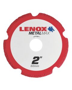 LEX1972917 image(1) - Lenox Tools LENOX Metal Max DIAM CUTOFF WHEEL DG 2" X 3/8"
