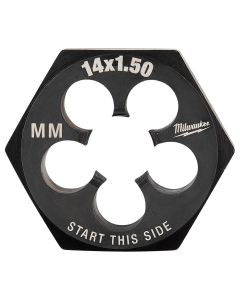 MLW49-57-5366 image(2) - Milwaukee Tool M14-1.50 mm 1-7/16" Hex Threading Die