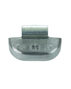 PWWRC100 image(0) - Wegmann Automotive 10oz Heavy-Duty Lead Uncoated Clip-on RC Series  Wheel Weight (Box of 20)