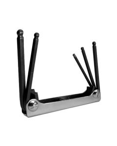 Eklind Tool Company 5-Piece Metric Ball End Fold-Up Hex Key Set