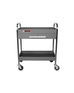 KTI75105GY image(0) - K Tool International Service Tool Cart Steel 1-Drawer 2-Shelves (Grey)