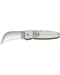 KLE44006 image(1) - Klein Tools Lockback Knife 2-5/8-Inch Hawkbill Blade, Aluminum Handle
