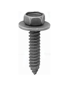 AVC12354 image(0) - AUVECO 12354 Hex Head Sems A/AB Point Tapping Screw, M6.3 x 1.81 mm Screw x 30 mm L x 10 mm Across Flats, Steel