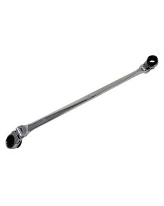 K Tool International Wrench Double Box Ratcheting Reversible 11/16 Inch x 3/4 Inch Universal Spline 90 Tooth