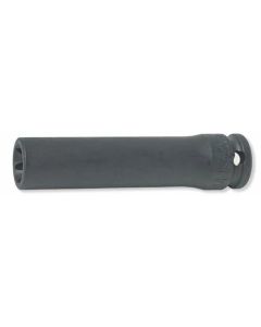 Ko-ken USA 13325-E8 3/8 Sq. Dr. Deep Impact TORX E8 Socket - Length 80mm