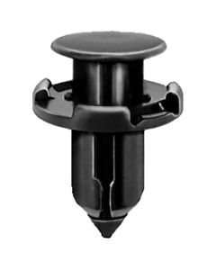 AUVECO AP20247 Push-Type with Drive Pin Type 4 Fender and Bumper Retainer, 18 mm Dia Head x 12 mm L Stem, Nylon