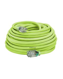 LEGFZ512935 image(0) - Legacy Manufacturing Flexzilla Pro Extension Cord, 10/3 AWG SJTW, 100', Outdoor, Lighted Plug