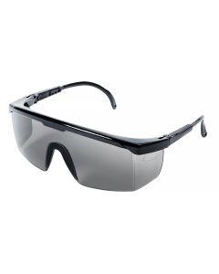 Sellstrom Safety Glasses - Sebring Series - Smoke Lens - Black Frame - Hard Coated