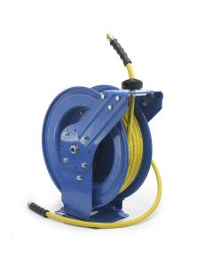BLBOSRDA1250 image(0) - BluBird OilShield Rubber Air Hose Reel Dual Arm Assembly 1/2" x 50'