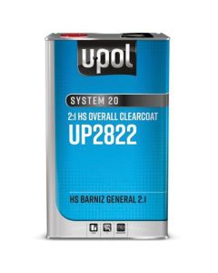 UPO2822 image(0) - U Pol Products SYSTEM 20 UP2822 National Rule HS Overall Clearcoat, 5 L Tin, Gloss, 2:1 Mixing
