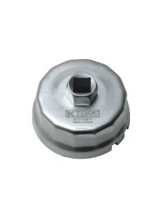 K Tool International Cap Oil Filter Wrench for Toyota 64.5mm - P14 1/2 Inch Drive 21mm