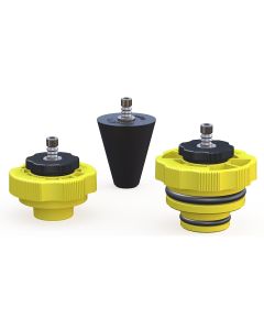 MITMVA670 image(3) - Mityvac Power Steering Air Bleed 3 Adapter Kit - Universal, GM and Ford