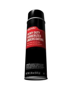 Dynatron Bondo 737 Medium Texture Rubberized Undercoating, 18 oz Can, Aerosol, Black, 4 to 6 hr Curing