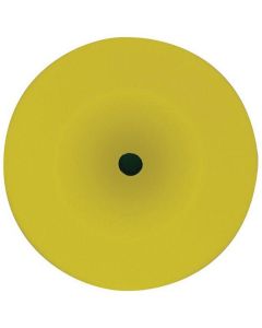 WZP11204 image(0) - Wizards Products 11204 High Density Buffing Pad, 8-1/2 in Overall Dia, Hook and Loop, Yellow