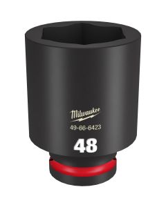 MLW49-66-6423 image(1) - Milwaukee Tool SHOCKWAVE Impact Duty  3/4"Drive 48MM Deep 6 Point Socket