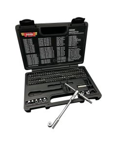 VIMFRBS89 image(1) - VIM Tools 89 Piece Master Bit Set with 1/4 Inch Flex Ratchet (Includes RFB400K)