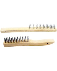 WLM1450 image(0) - Wilmar Corp. / Performance Tool 2 Piece Wood Handle Wire Brush