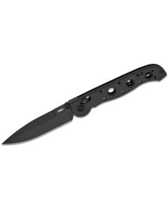CRKM16-03XK image(0) - CRKT (Columbia River Knife) M16-03XK D2 EDP Plain Blade Folding Knife with Crossbar Lock Grivory Handle - Black