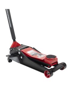 INT402SD image(1) - American Forge & Foundry Service Jack - 4 Ton Capacity - Lightning&trade; Lift - Short Chassis - 2 pc Handle - 4.1" Min H to 20.5" Max H - SUPER DUTY